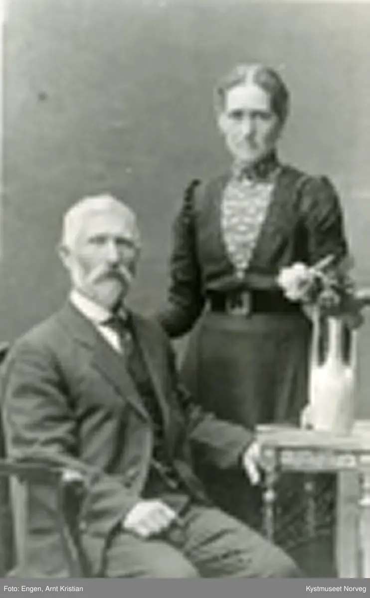 Ekteparet Hans og Helene Henriksdatter Eilertsen