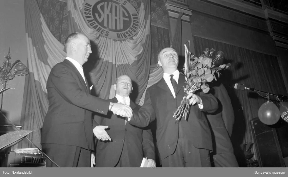 Kioskägarkongress i Stadshussalongen. Fotograferat för Expressen.