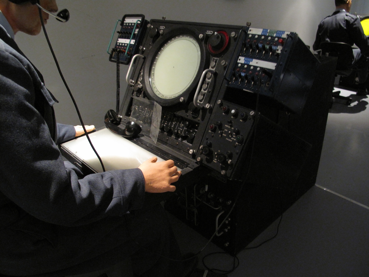 Radarkonsollet viste radarbilde fra egen radar.