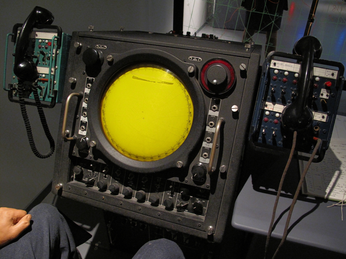 Radarkonsollet viste radarbilde fra egen radar.