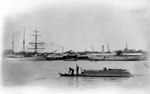 Seilskipet RAGNHILD i Bankok, Thailand.