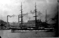 Fartøy, seilskip, "Barossa" av Larvik