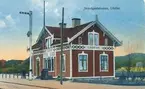 Lödöse. Järnvägsstationen