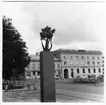 Vänersborg. Länsresidenset. Sankt Martin. Skulptur av Carl Milles