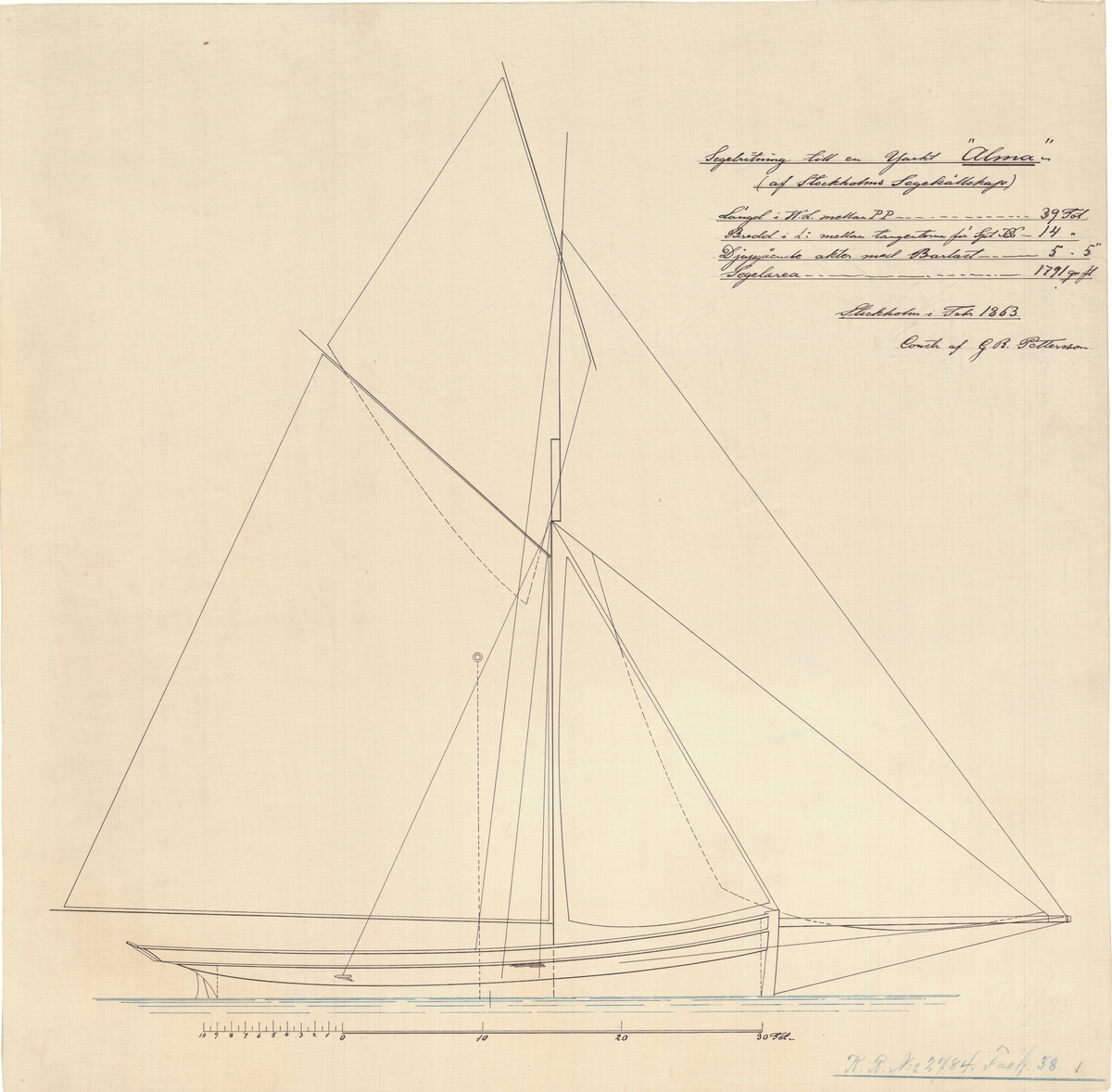 Ritning -Marinmuseum / DigitaltMuseum