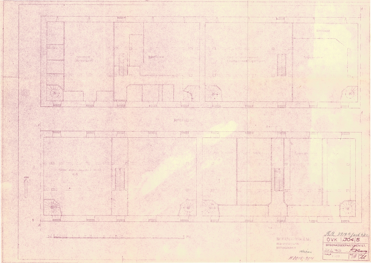 Inventariekammare nr 1, Karlskrona
Fasad-, sektions- och relationsritningar
3 st. a,b,c.