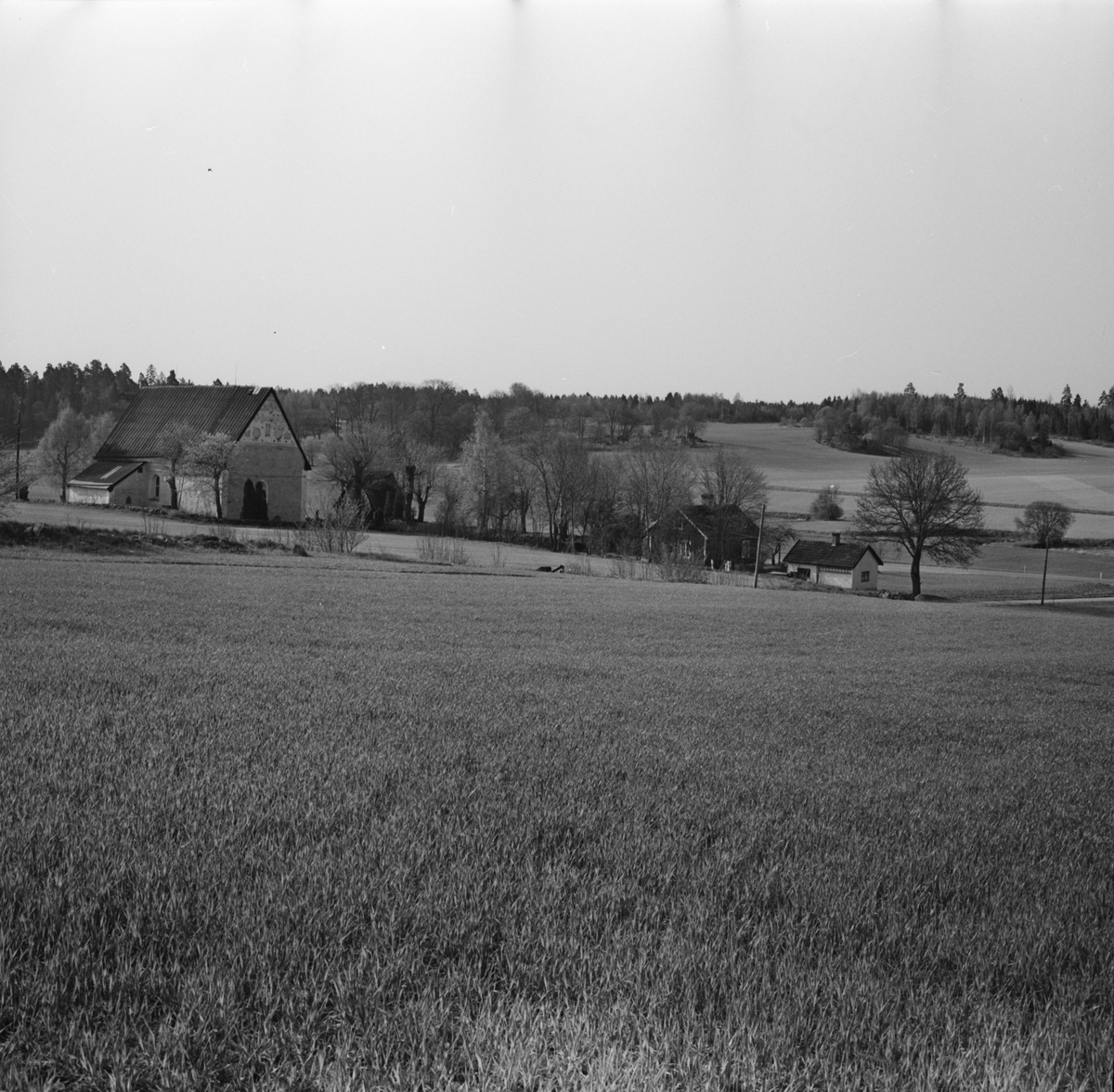 Odlingslandskap, Uppsala-Näs socken, Uppland 1965