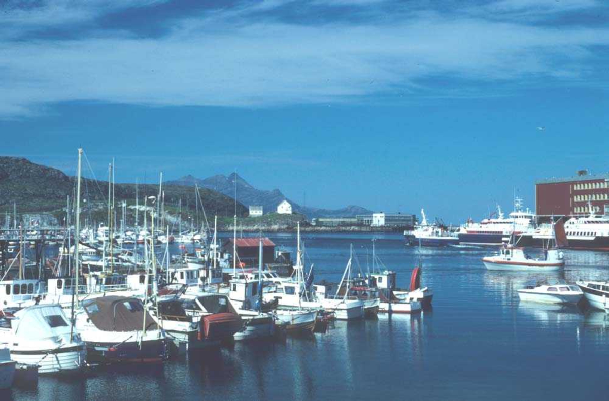 Landskap. Bodø havn sett fra moloen med Nyholmen i bakgrunnen.



































































































































































































