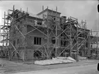 Flerbostadshus under byggnation, Uppsala 1939