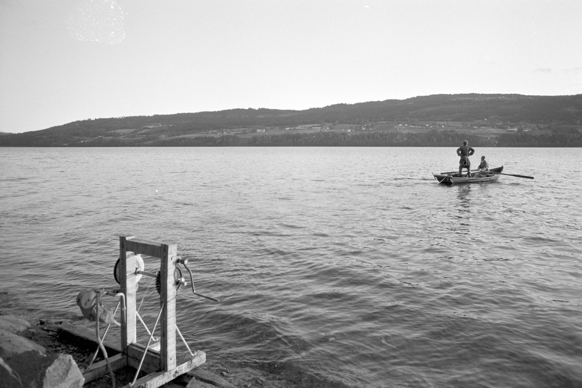 Lågåsild, lagsildfiske, på Ring i Ringsaker. 