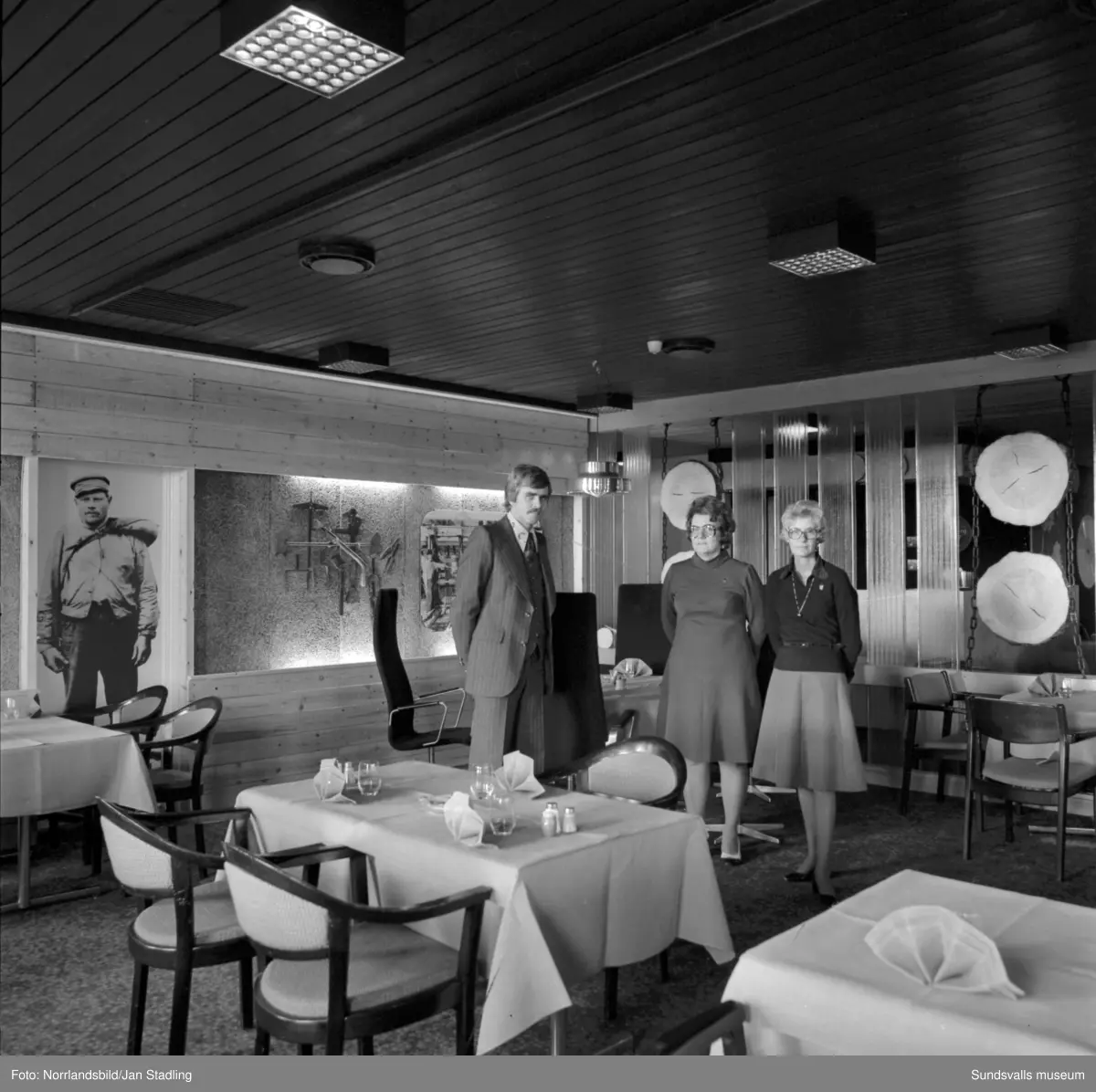 Esso Motor Hotell, interiörbilder.