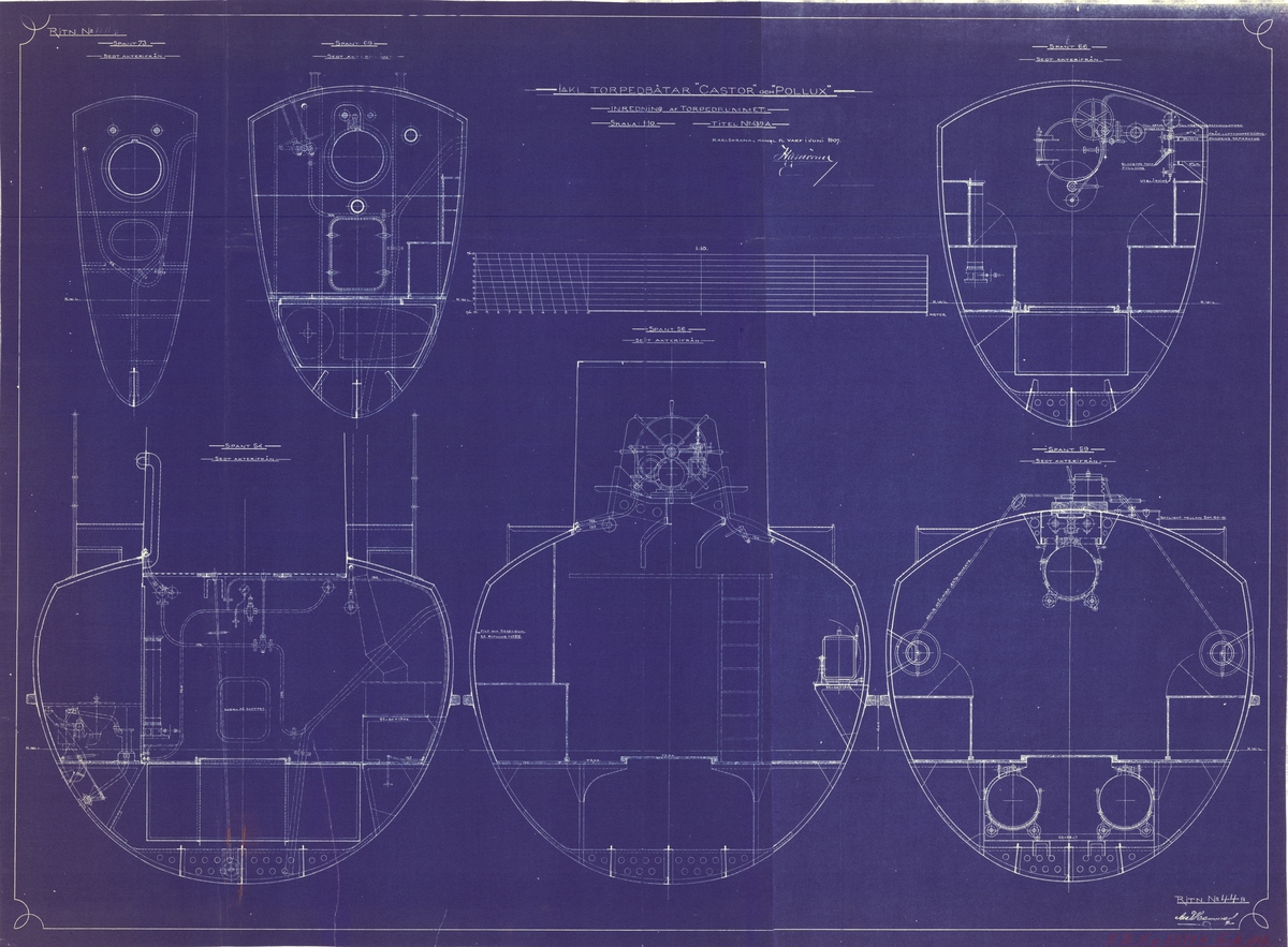 Inredning av torpedrum