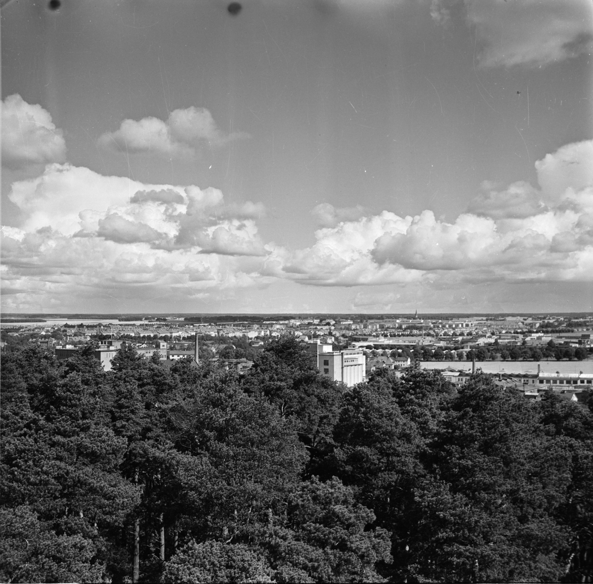Vy över Uppsala stad