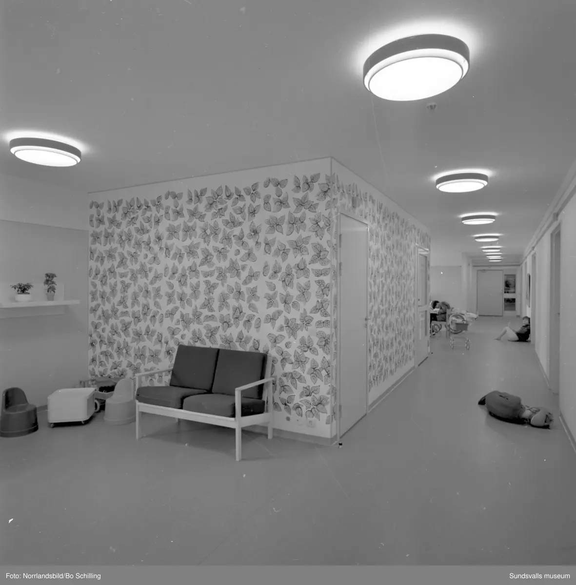 Alnö vårdhem, interiör och exteriör.