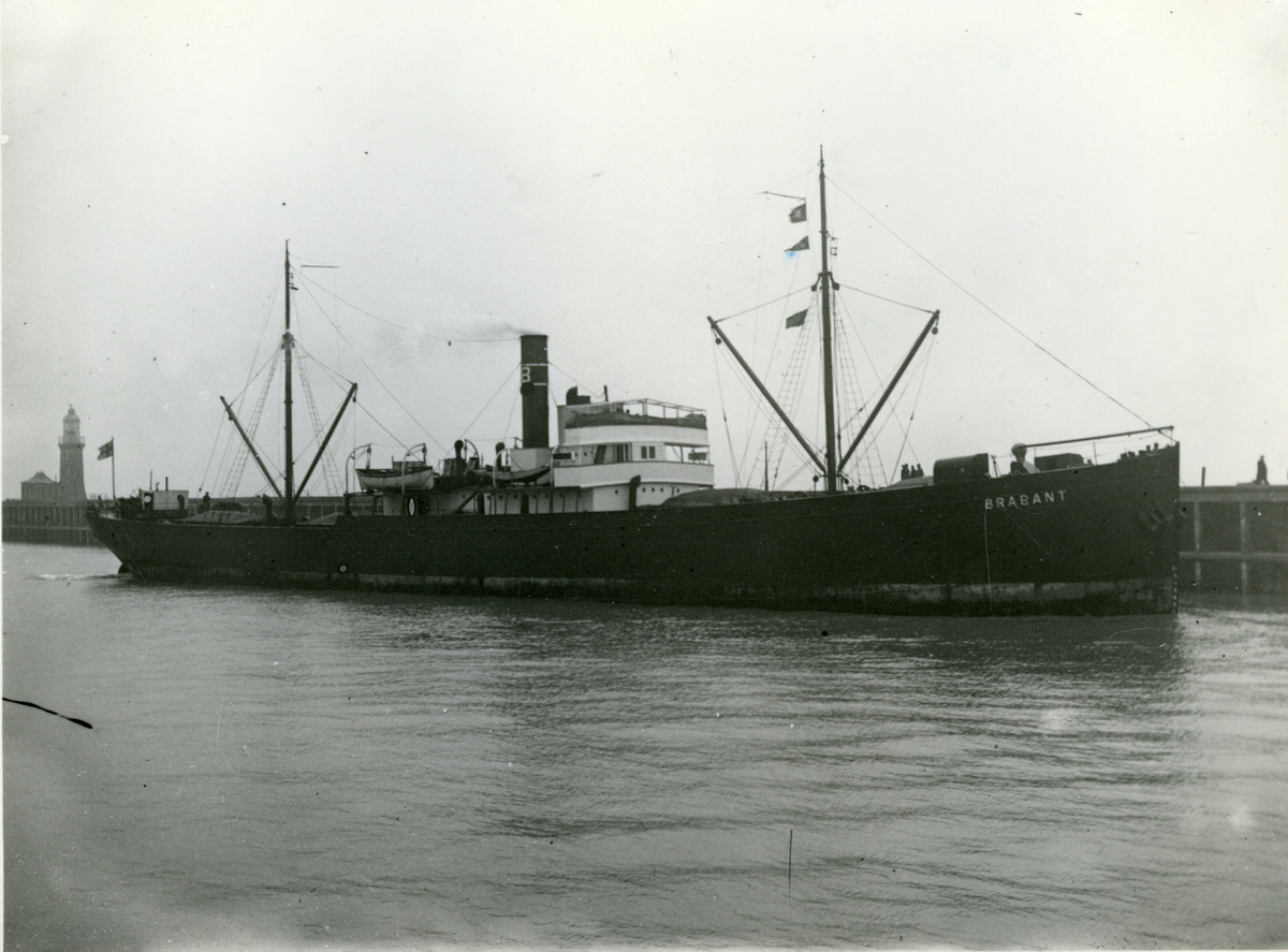 Ägare:/1927-38/: Rederi AB Brabant. Hemort: Stockholm.