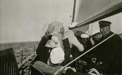 Ombord på den Tore Holm-ritade skärgårds 95:an BRITT-MARI.