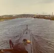 Ubåten Hajen på väg.