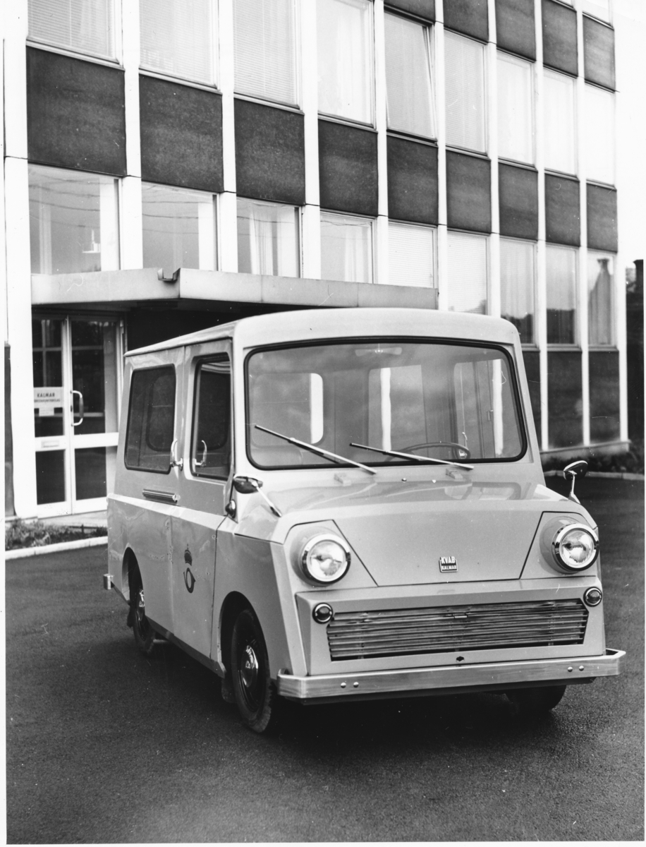 Brevbärarbilen "Tjorven" som användes främst i städerna och tillverkades vid Kalmar Verkstad 1964-1972.