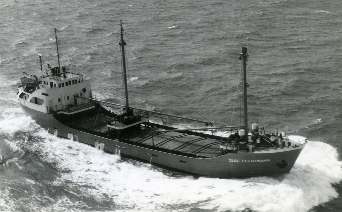 Ägare:/1967-73/: Partenreederei M/S Ilse Feldtmann. Hemort: Hamburg.