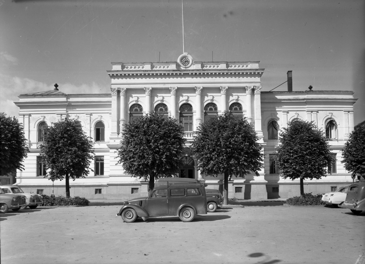 Skien Rådhus Parkering -Telemark Museum / DigitaltMuseum