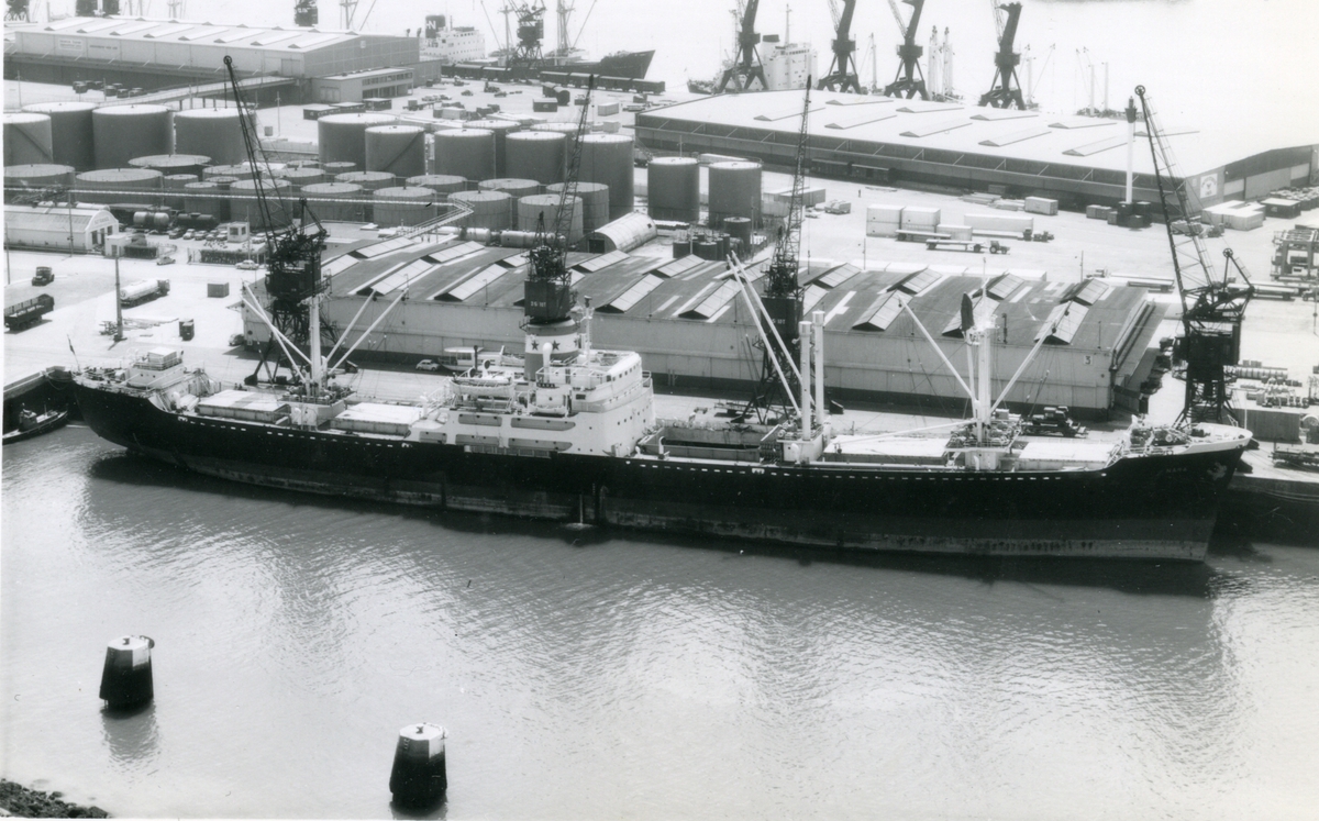 Ägare:/1961-70/: Compagnie Maritime des Chargeurs Réunis S.A. Hemort: Dunkerque.