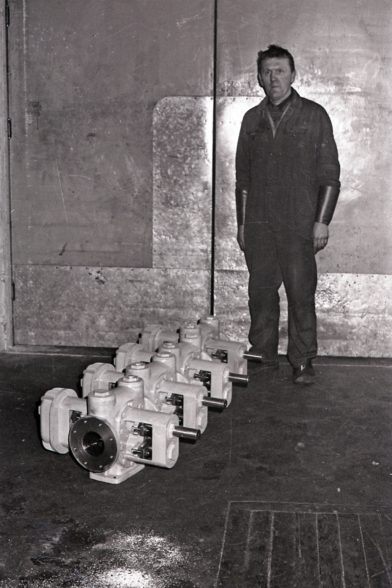 Tre generasjonen på Delta Pumpefabrikk. Bedriften fyller 90 år.