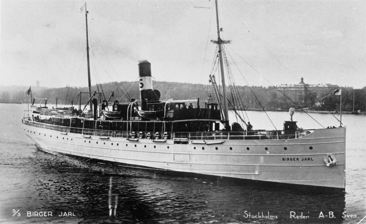 BIRGER JARL.
Stockholms Rederi A-B Svea.