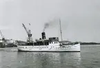 Passagerarångfartyget s/s BOHUSLÄN i Göteborg juni 1968.