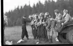 Fallskärmsjägarskolan i Karlsborg 1950-tal.