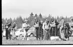 Fallskärmsjägarskolan i Karlsborg 1950-tal.