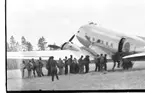 Fallskärmsjägarskolan i Karlsborg 1950-tal.