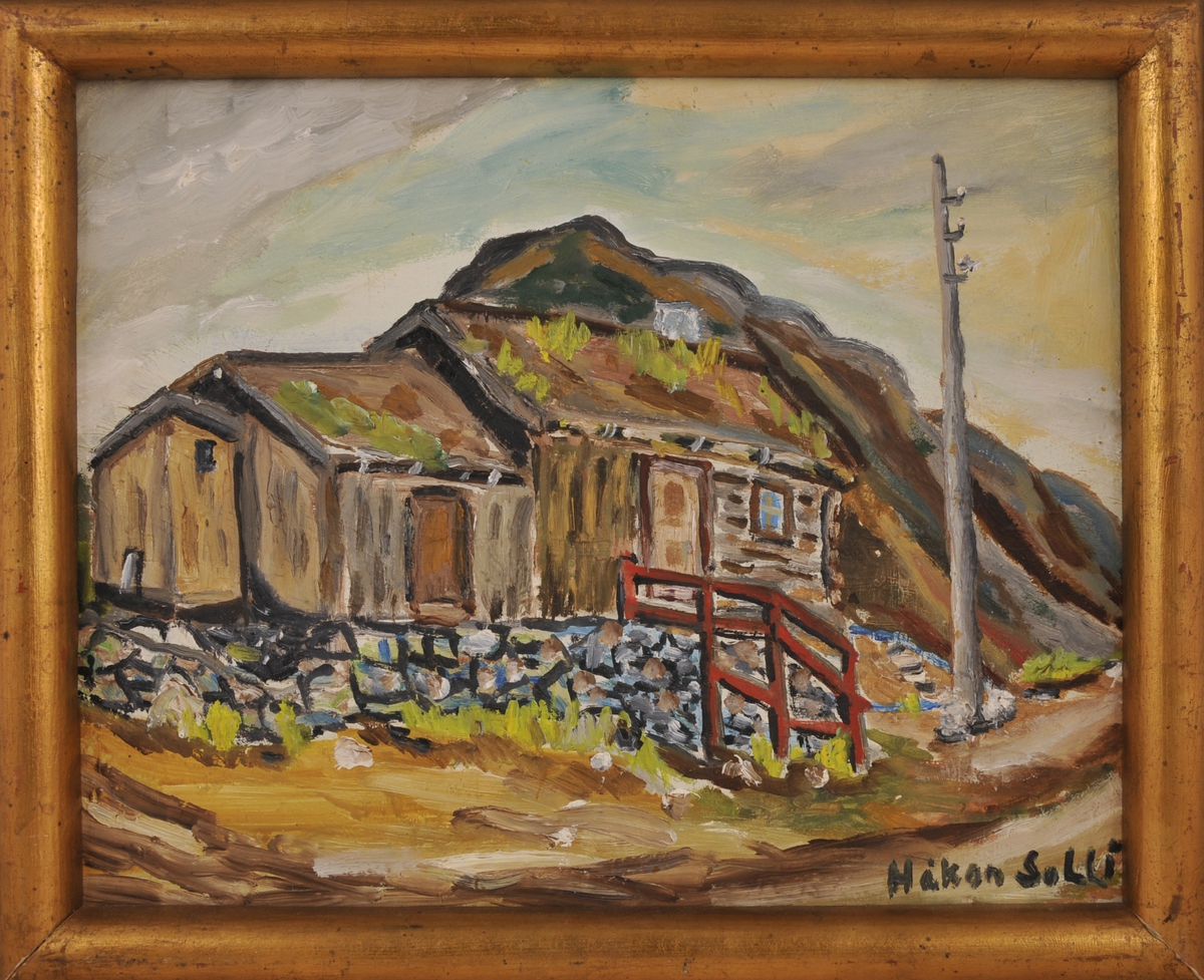 Slagghaug ved smeltehytta på Røros.