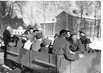 Fallskärmsjägarskolan i Karlsborg 1952. Inryckning.