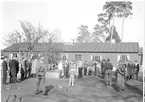 Fallskärmsjägarskolan i Karlsborg 1952. Inryckning.