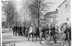 Fallskärmsjägarskolan i Karlsborg 1952. Inryckning.