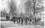 Fallskärmsjägarskolan i Karlsborg 1952. Inryckning.