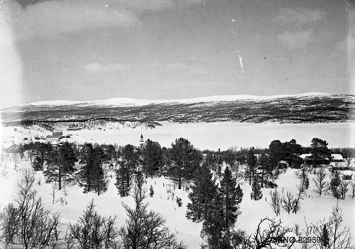 Vinterbilde fra Narsjøen