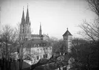 Lindska skolan, Helga Trefaldighets kyrka och Uppsala domkyrka 1937