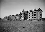 Flerbostadhus under byggnation, Botvidsgatan, kvarteret Domar, Uppsala 1937