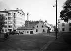 Korsningen Kyrkogårdsgatan - S:t Johannesgatan, kvarteret Hörnet, Uppsala 1937