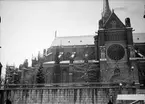 Uppsala domkyrka under restaurering 1939