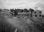 Sveriges Utsädesförenings Ultunafilials försöksloge, institutionsbyggnad och föreståndarens bostad under uppförande