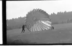 Fallskärmsjägarskolan i Karlsborg 1950-tal.