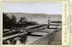 Hamnen, Järnvägsbron och Norra rullbron i Jönköping.