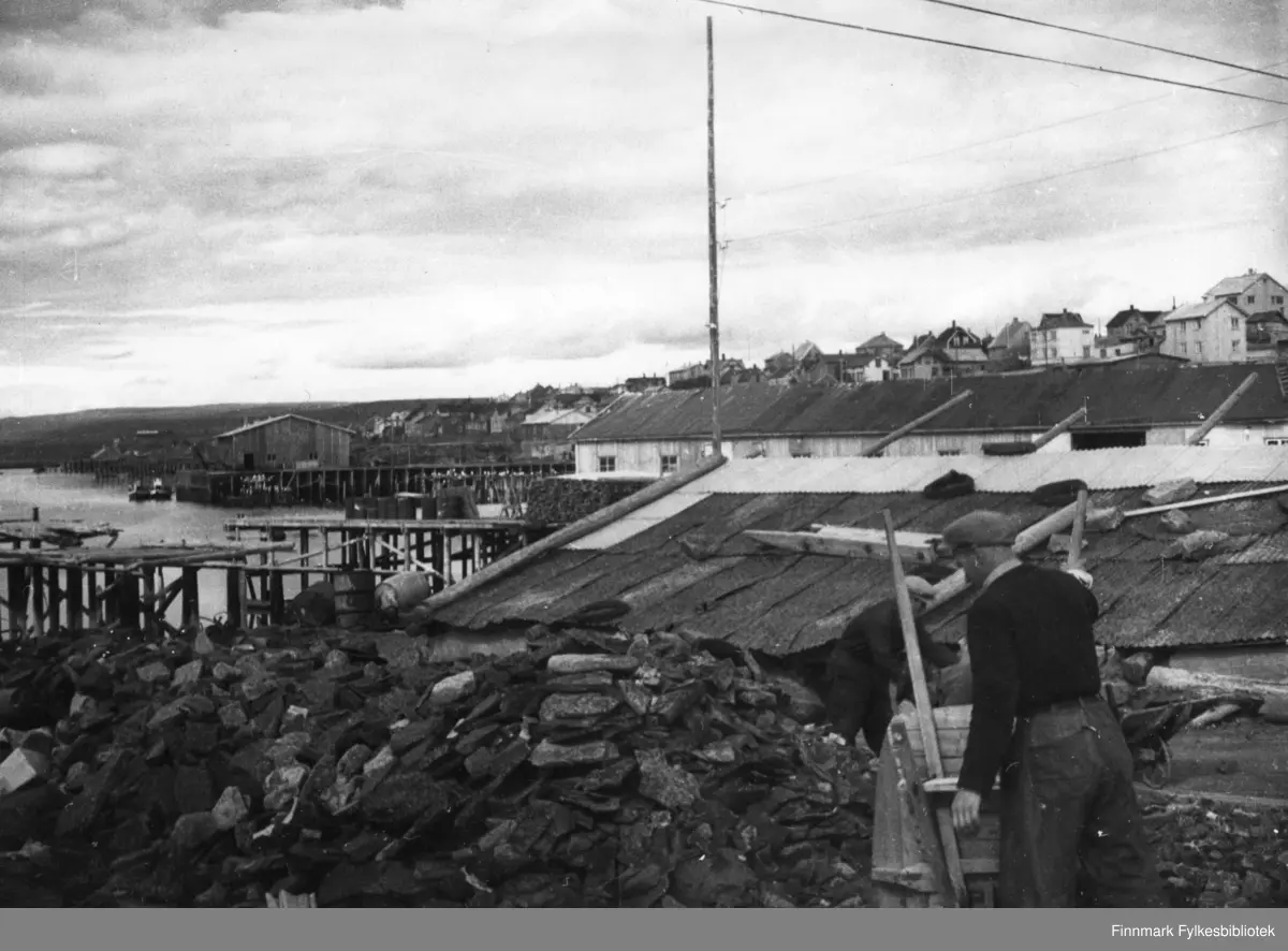 Vadsø. Oversikt mot vestre bydel.