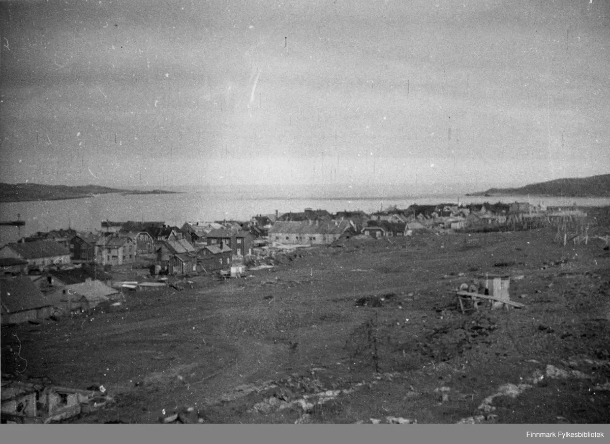 Vardø. Oversikt over byen.