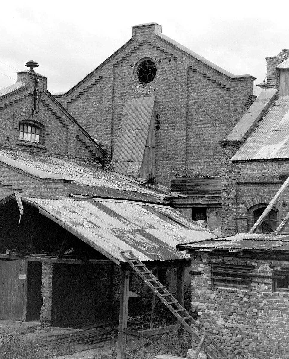 Klevfos Papir og Cellulosefabrikk, Klevfos Industrimuseum, Ådalsbruk. Eksteriør. Løten.