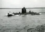 U-båten Tumlaren år 1954.