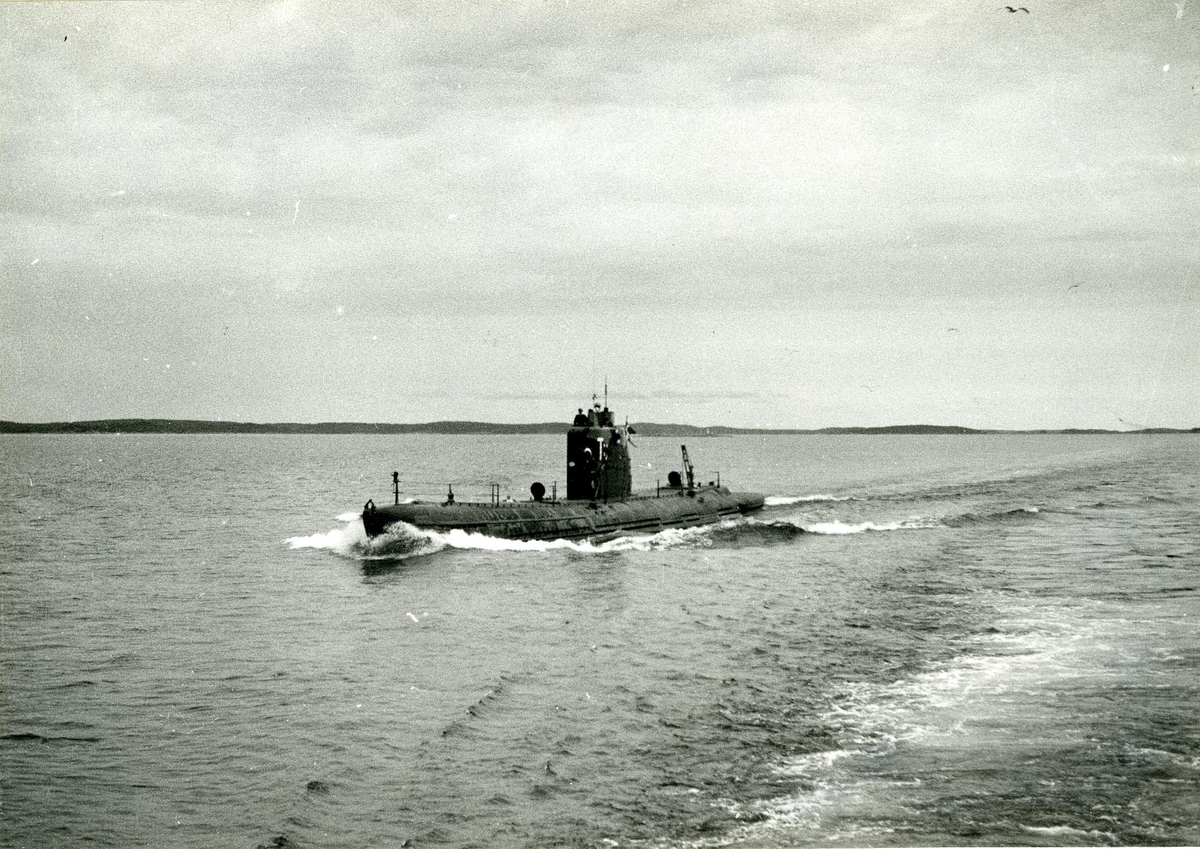 U-båten Tumlaren år 1954.
