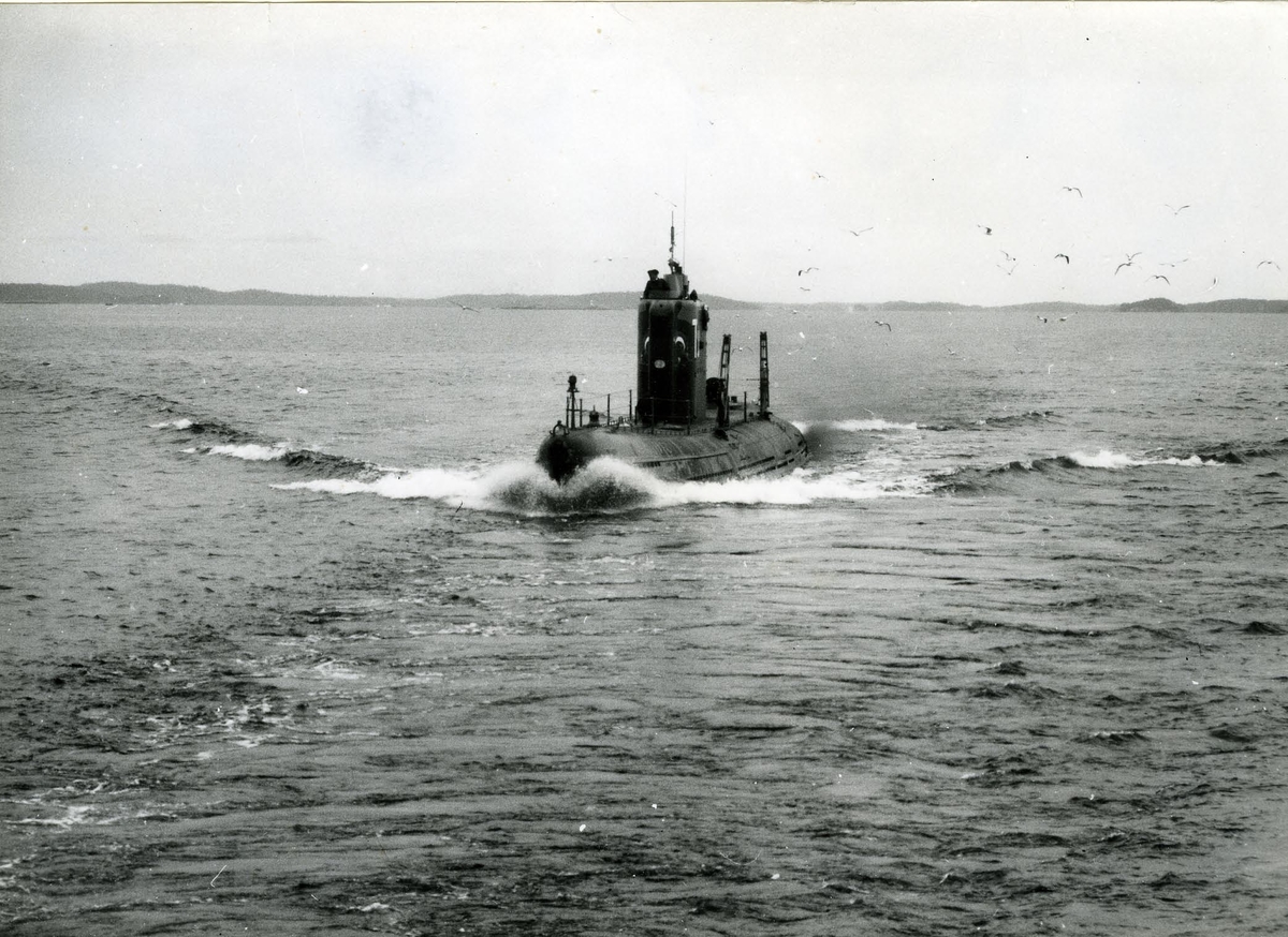 U-båten Tumlaren år 1954.
